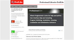 Desktop Screenshot of proflibs.com