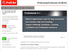 Tablet Screenshot of proflibs.com